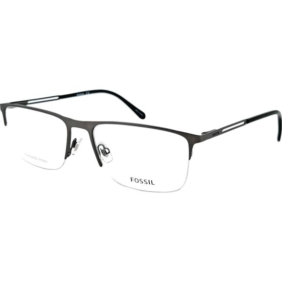Fossil FOS7139G Mens Eyeglass Frame R80 Matte Ruthenium - Picture 2 of 5